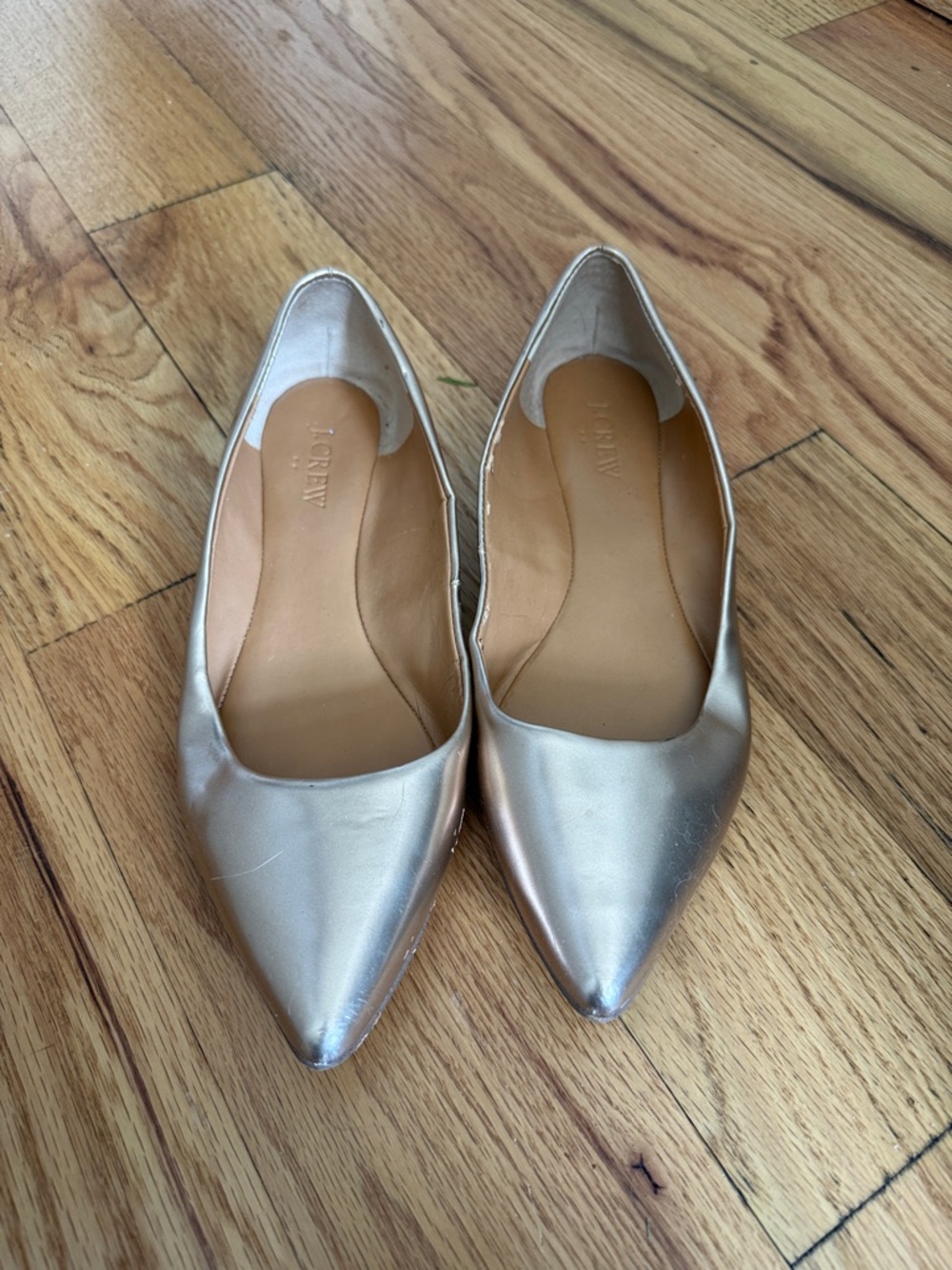 J. Crew Rose Gold Flats